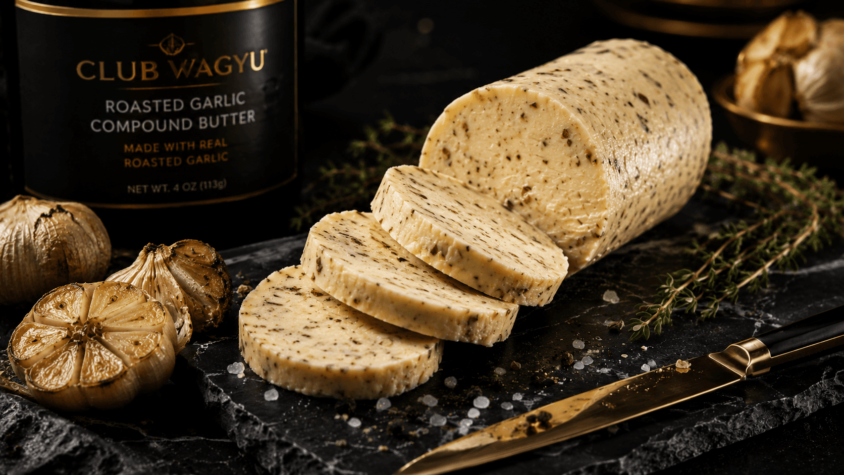 Roasted Garlic Compound Butter